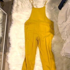 Yellow jumpsuit